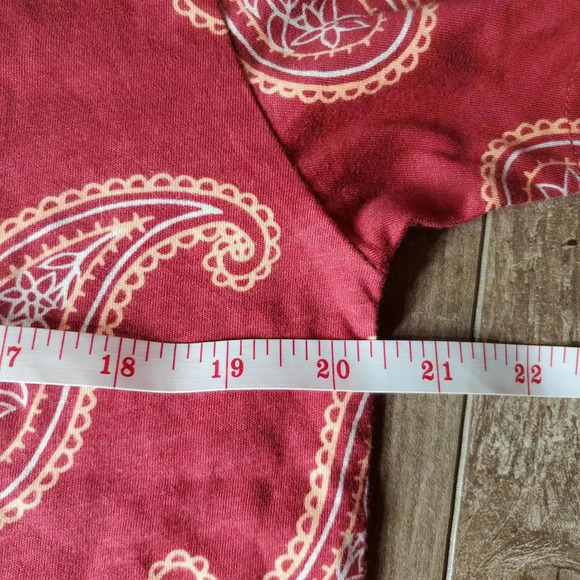 NWT Original Use Men's Cotton Paisley Pattern T-Shirt Size Small - Picture 8 of 13